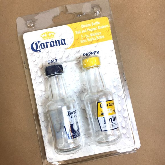 Corona Dining Corona Extra Light Beer Bottles Salt Pepper Nwt